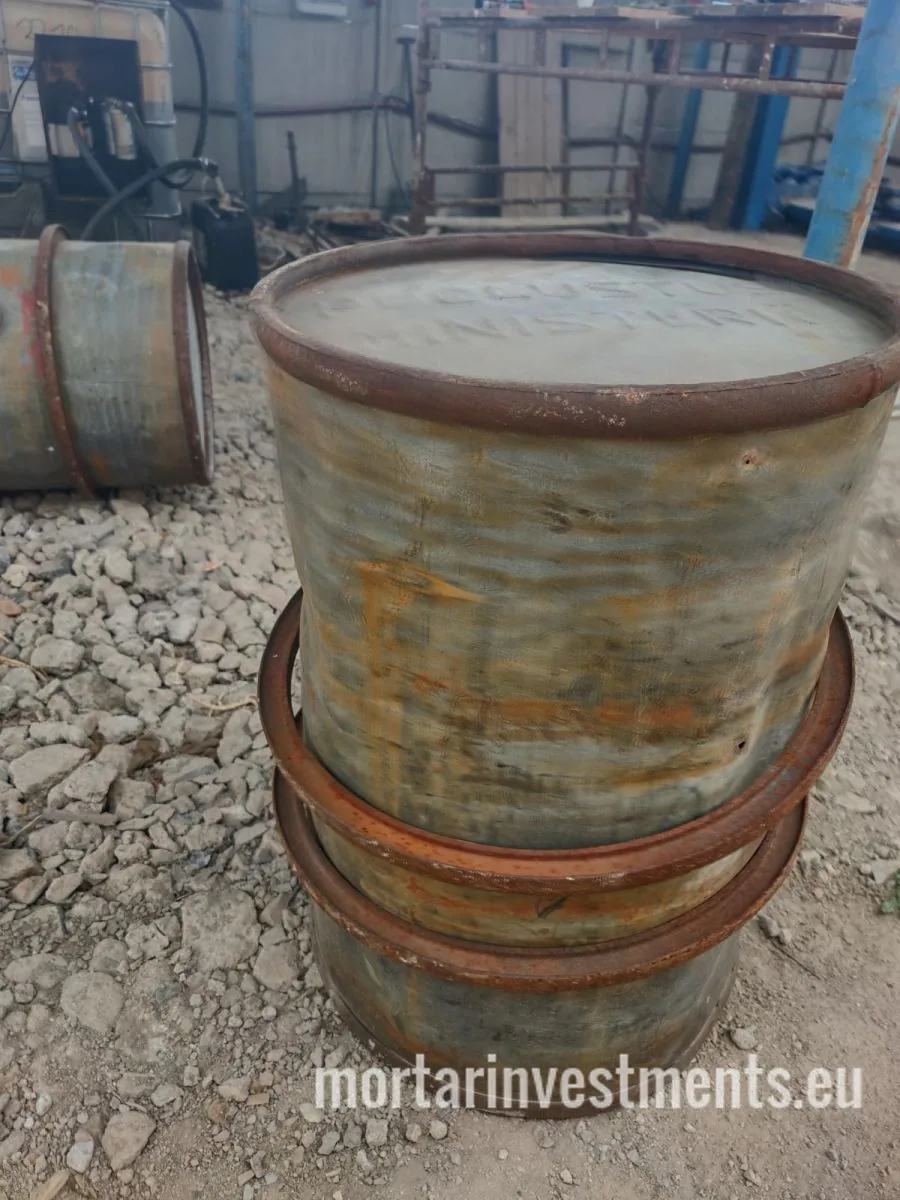 NATO ZINC ARMY BARREL  84X90CM, FINLAND