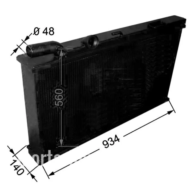 T-72 OIL COOLER RADIATOR