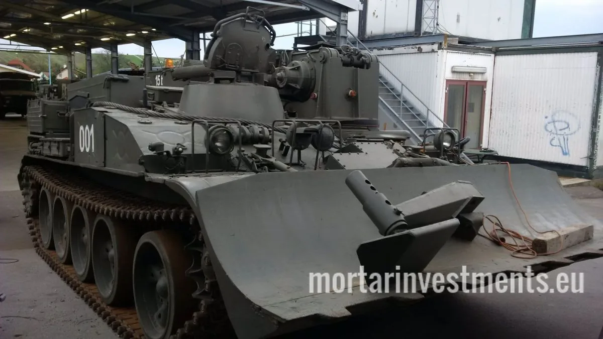JBVT-55 RECOVERY TANK WITH CRANE